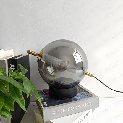 BrightSphere Lampa - Retro-Stil Rund Glaskula Lampa