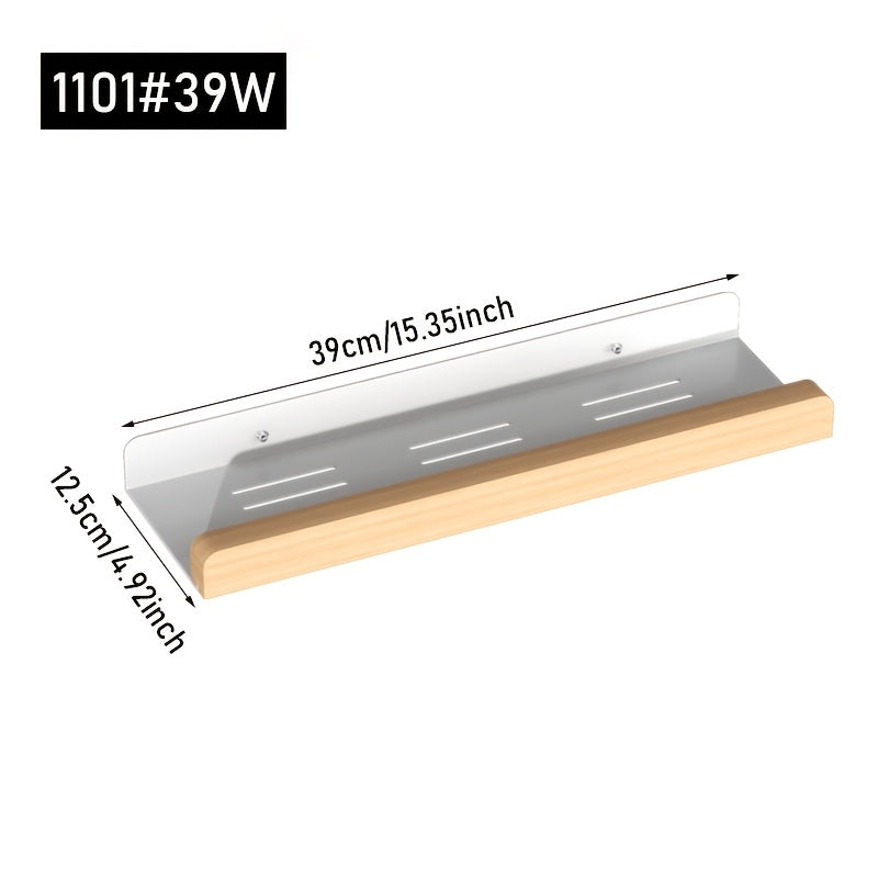 Stilig Vägghylla Toalettpapperhållare – Perfekt för Badrumsorganisation