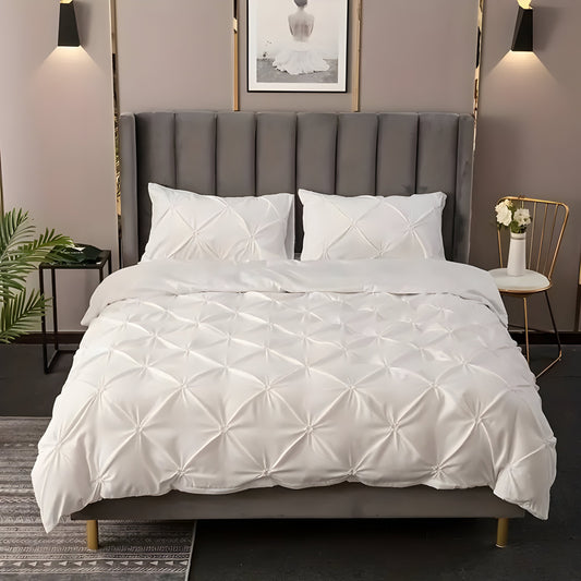 CloudLoom Duvet Set - Kneifen Rynkade Filtäckes Set