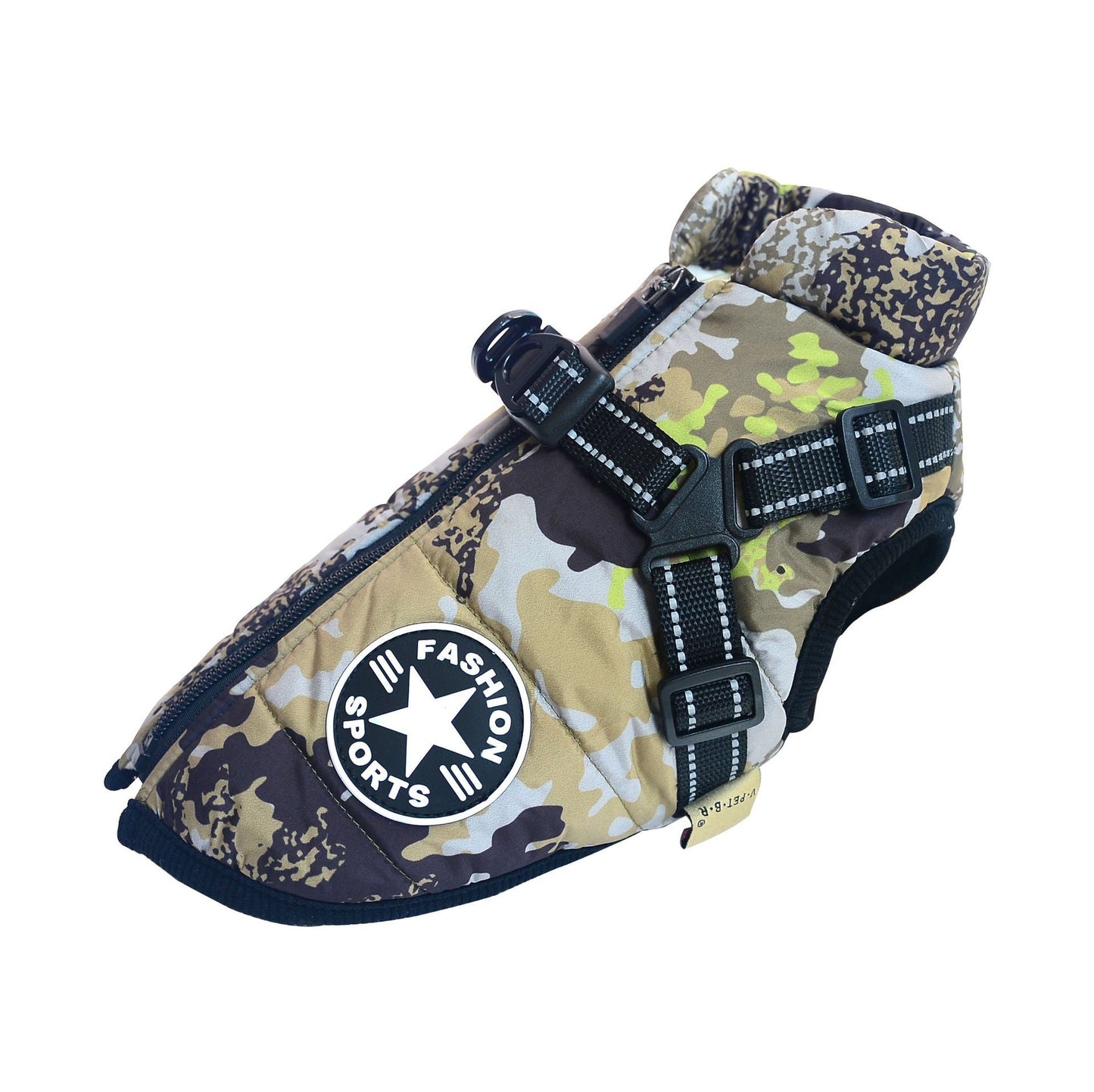 WoofGuard™ - Vattentät vinterjacka med integrerad sele