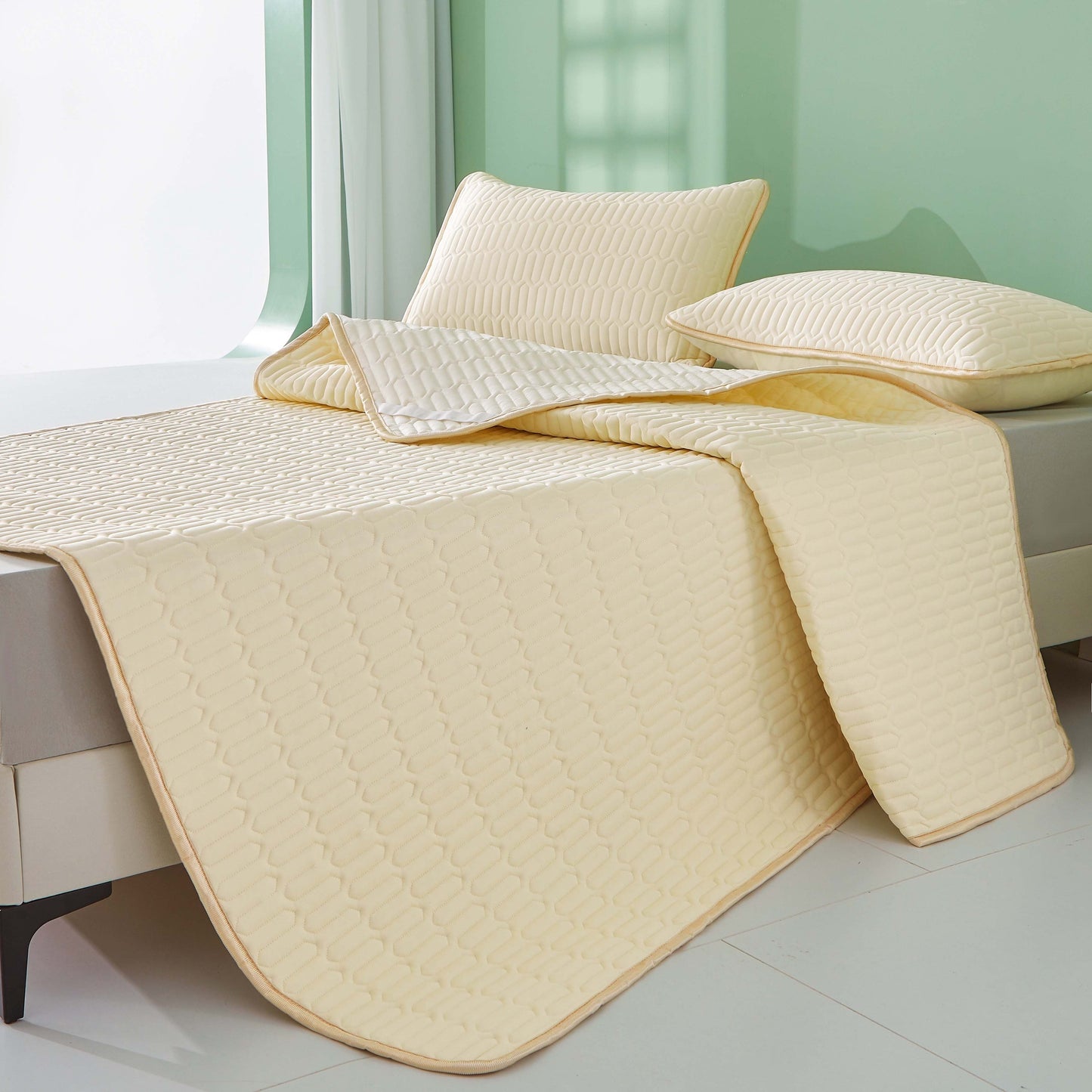 Cool Latexmatta - 2/3 stycken sommarkylmattsats för sovrum eller studentrum, Andas och Fällbar