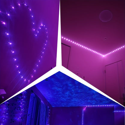 LED Strip Lights Fjärrkontroll Färgändring
