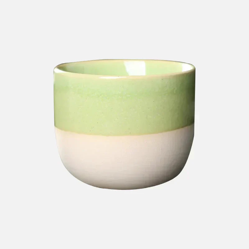 Handgjord keramikmugg – Blå-glaserad teskål