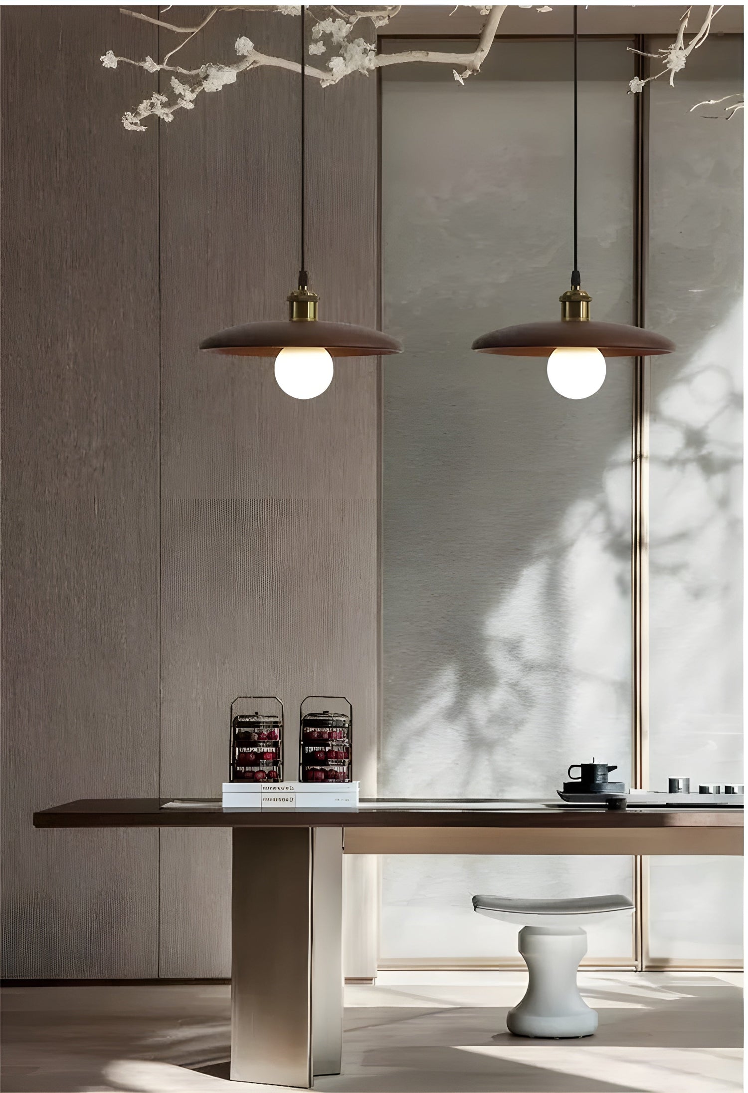 NatureLuxe Light - Dekorativ Trä Taklampa