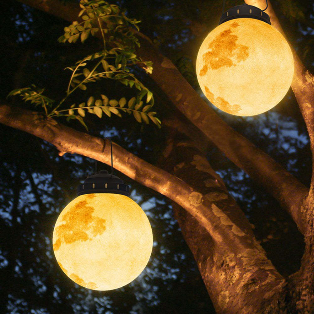 Guld Hängande Lampa – Måninspirerad Form