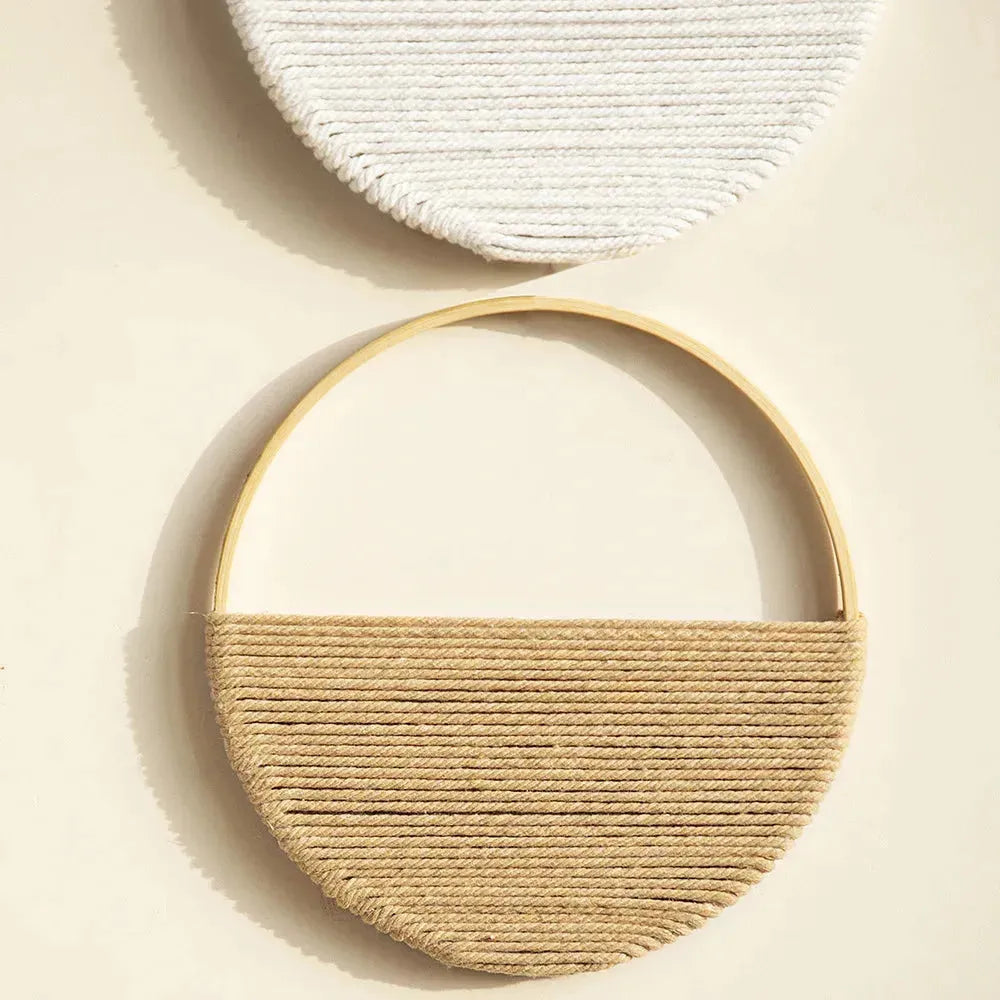 Dreamy Déco - Makramee drömfångare Boho-väggdekoration