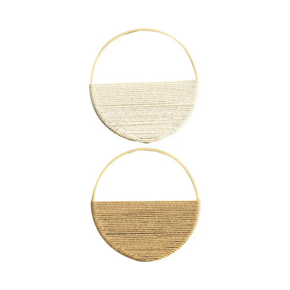 Dreamy Déco - Makramee drömfångare Boho-väggdekoration