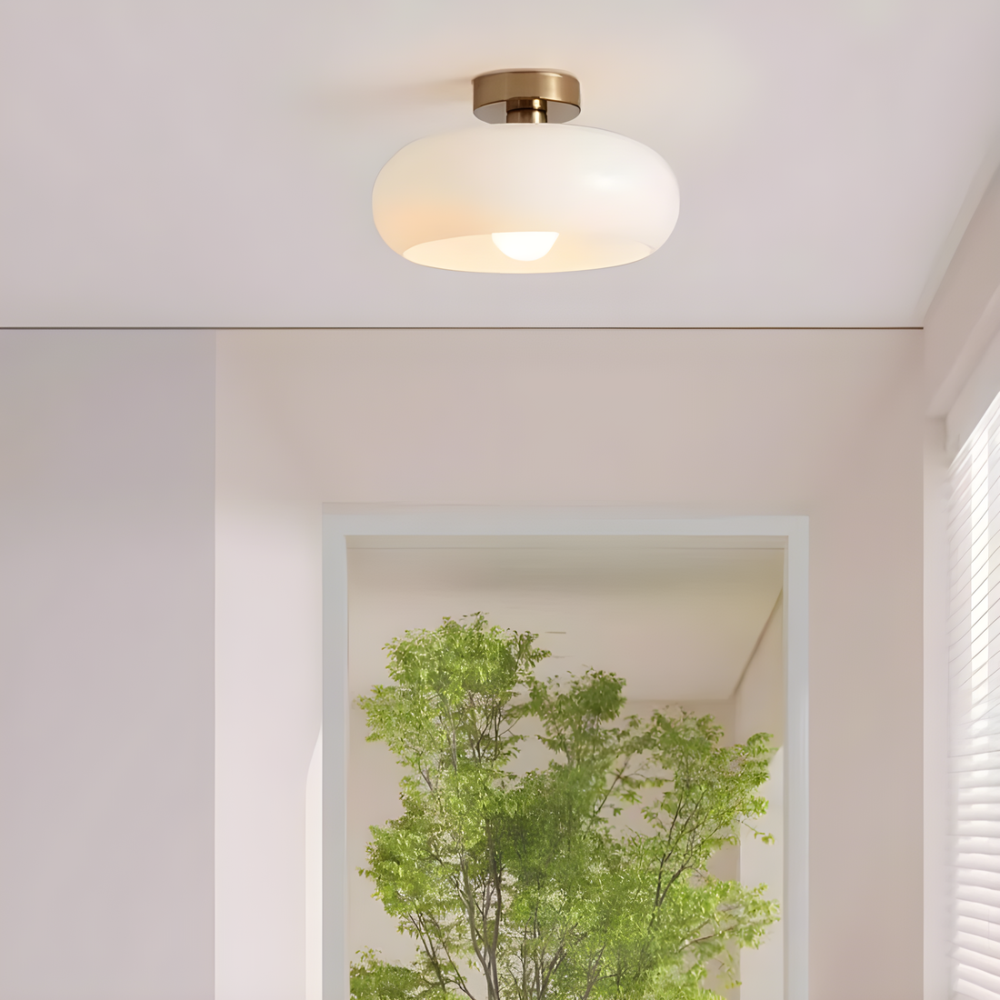 GlassGlow Lampa - Retro Nordisk Glas LED Hänglampa