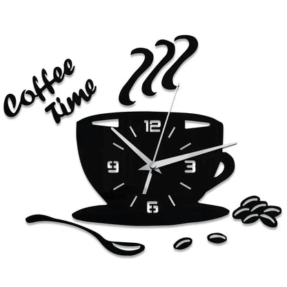 CoffeeCup - Spegel Väggklocka