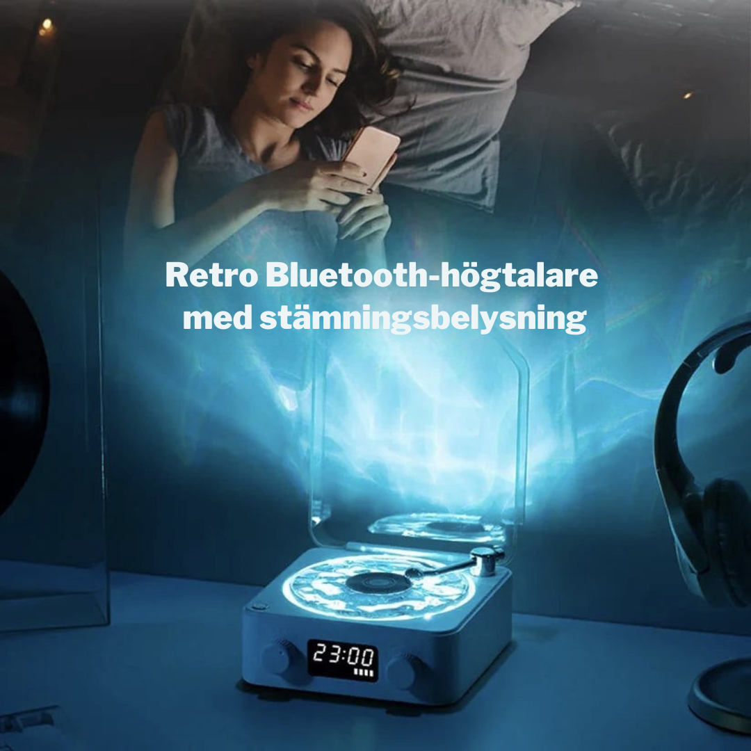 SpinEcho – Vintageinspirerad Bluetooth-skivspelare