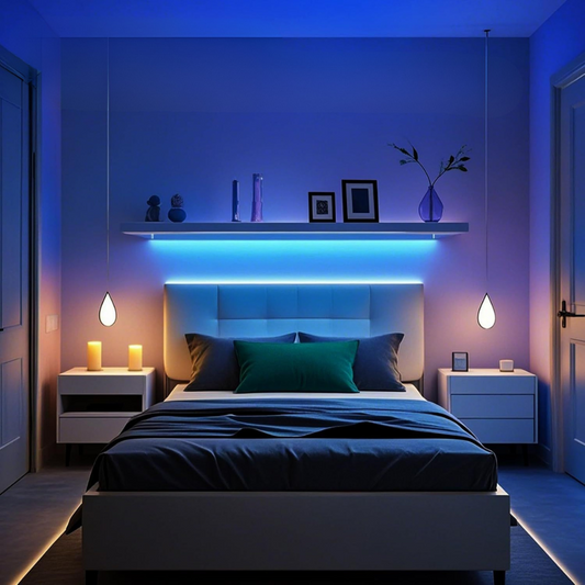 LED Strip Lights Färggladdande Rumsbelysning