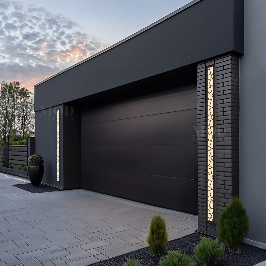 Vägglampa Modern Utomhus LED Panel Armatur