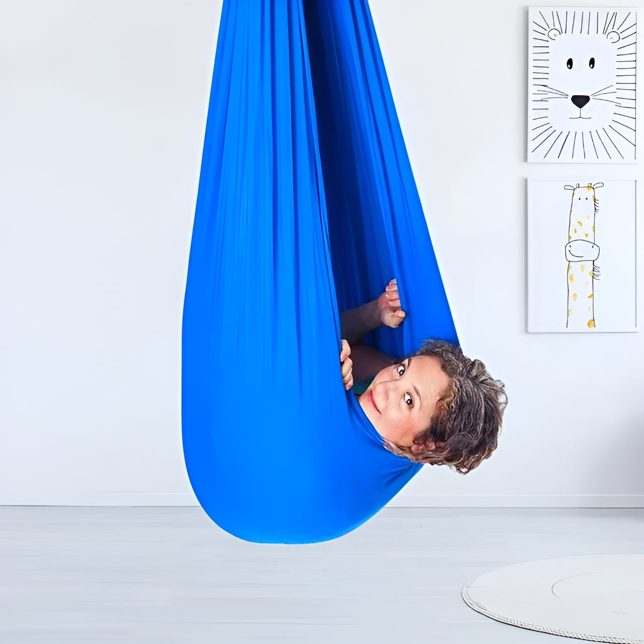 Beroligande gungställning för barn – Mjukt gungande för mer lugn