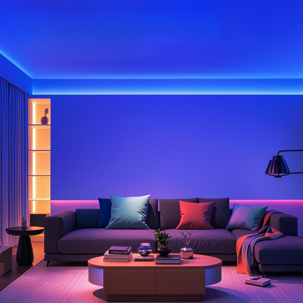 LED Strip Lights Färggladdande Rumsbelysning