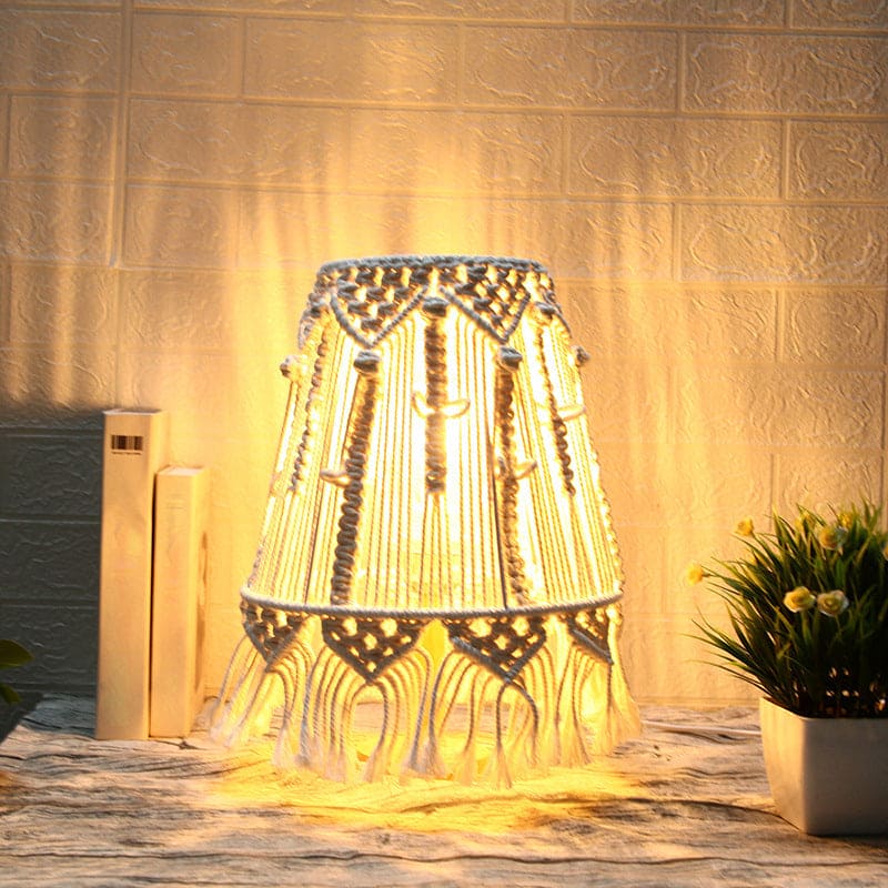 TwineGlow - Vävd Snöre Bordslampa