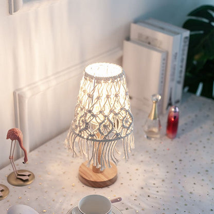 FeatherGlow - Veren Vid Bubbelformad Bordslampa
