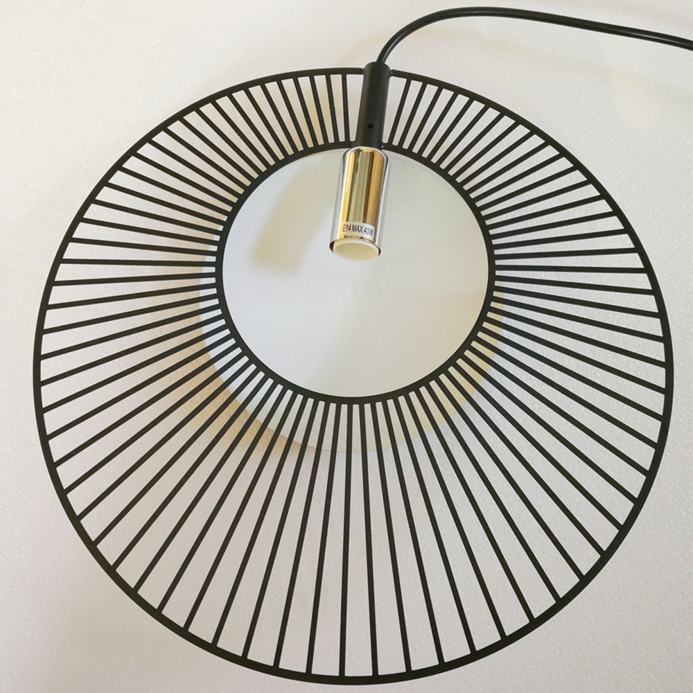 Minimalistisk Svart Metall Hänglampa för Matrum