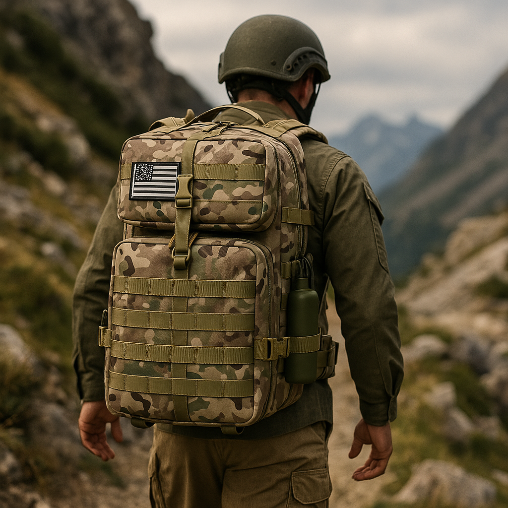 Taktisk Ryggsäck 50L Militär Utomhus Ryggsäck