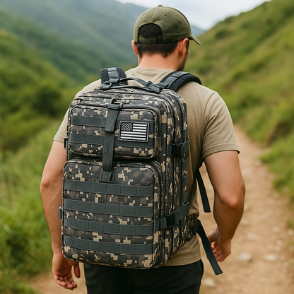 Taktisk Ryggsäck 50L Militär Utomhus Ryggsäck