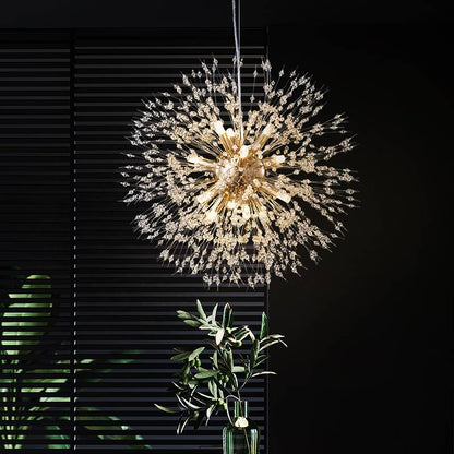 Levy Elegante LED Taklampor – Vit och Guld Metall för Vardagsrum och Matrum