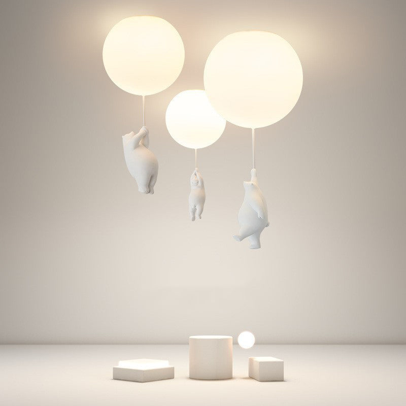 SkyDream Taklampa – Barn Hänglampa med Björn och Ballong