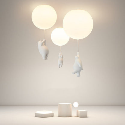SkyDream Taklampa – Barn Hänglampa med Björn och Ballong