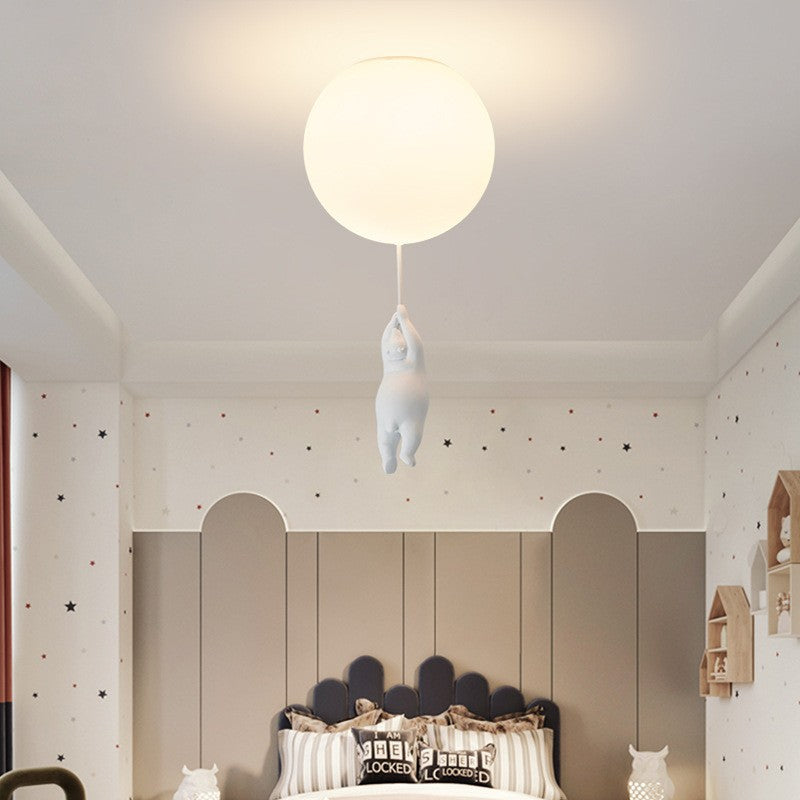 SkyDream Taklampa – Barn Hänglampa med Björn och Ballong