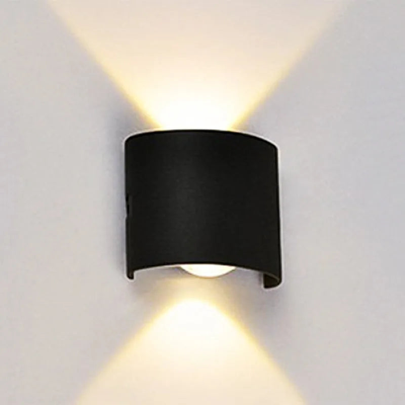 Vägglampa Modern Vit LED Vattentålig Lampa