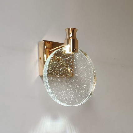 Kristy Modern LED Vägglampa Guld Sovrum/Matsal Kristall