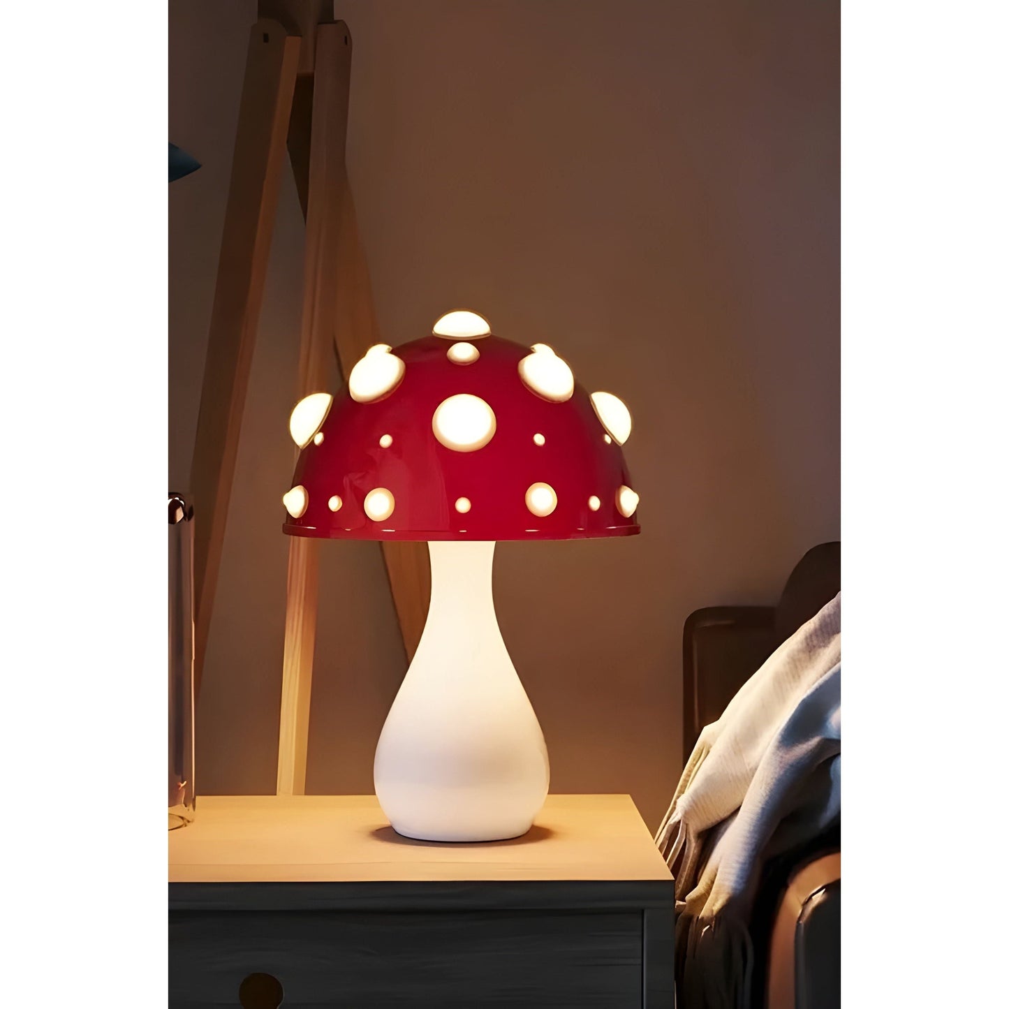 CozyShroom Lamp - Dekorativ svamp-bordslampa