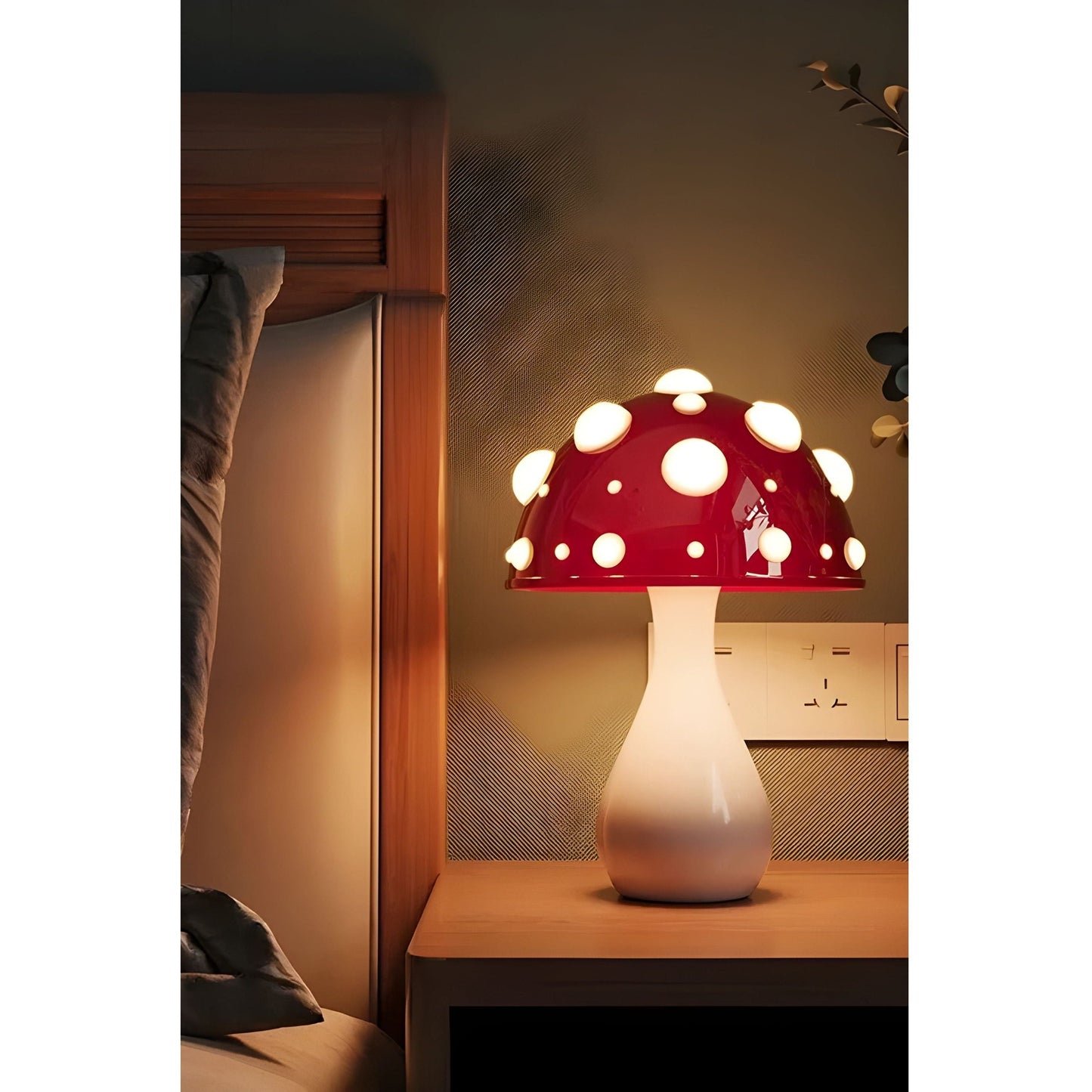 CozyShroom Lamp - Dekorativ svamp-bordslampa