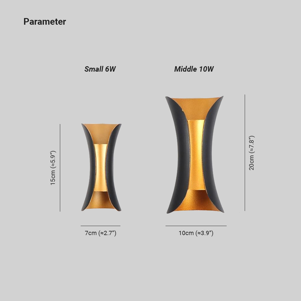 Lumiere Moderne LED Vägglampa