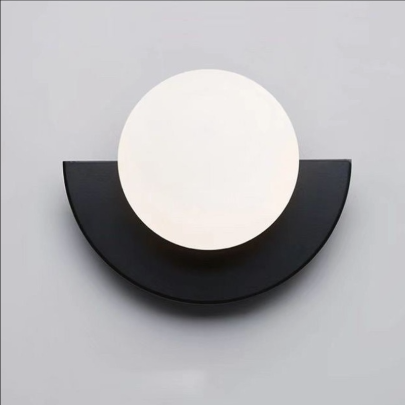 Eterna Flair Modern LED Vägglampa Metall Glas Sovrum Vardagsrum