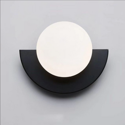Eterna Flair Modern LED Vägglampa Metall Glas Sovrum Vardagsrum