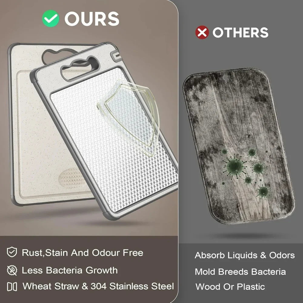 Royaleva Repellerande Rostfritt Stål Skärbräda