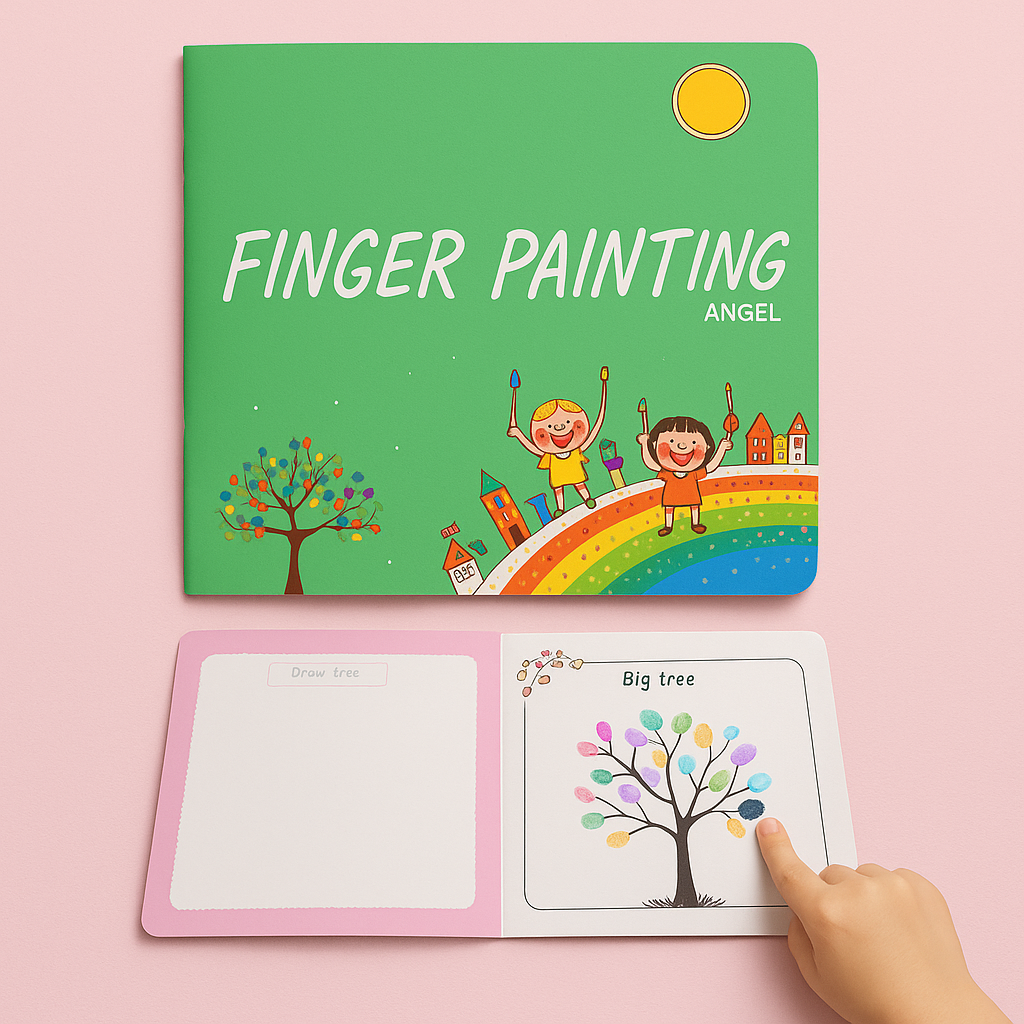 Barn tvättbar färgset med ljusa färger