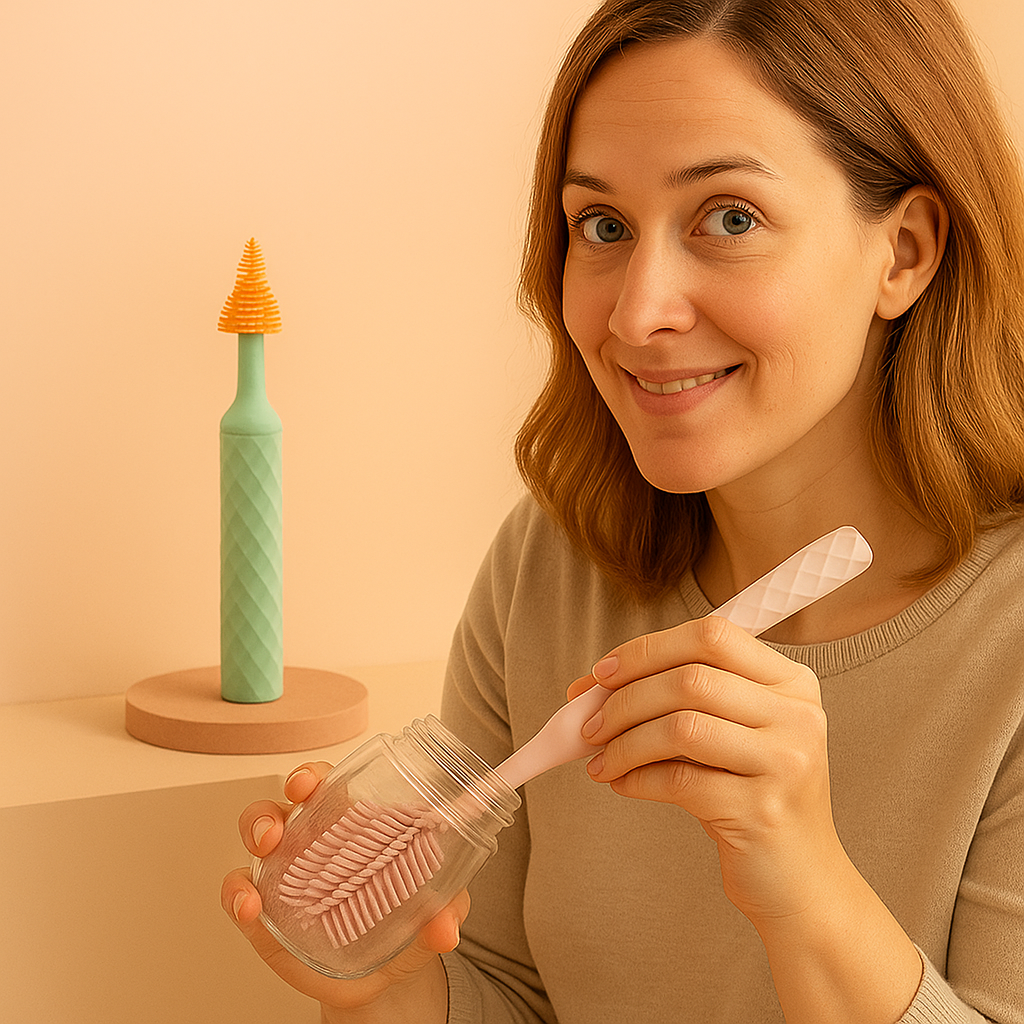 BottleClean - Elektrisk babyflaskrengörare set