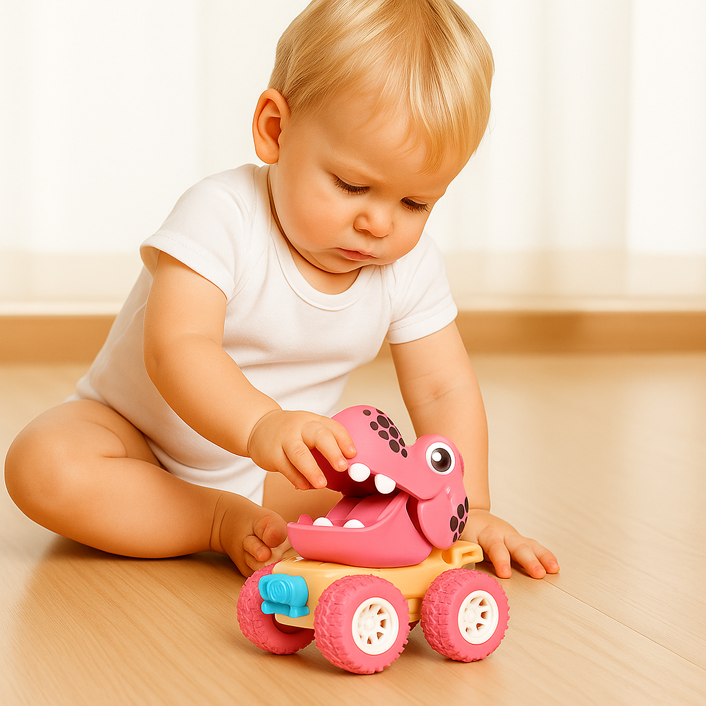 PUSH &amp; DRIVE – DINO MONSTER TRUCKS