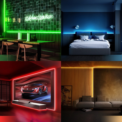 LED Strip Lights Musik Synk Färgändring