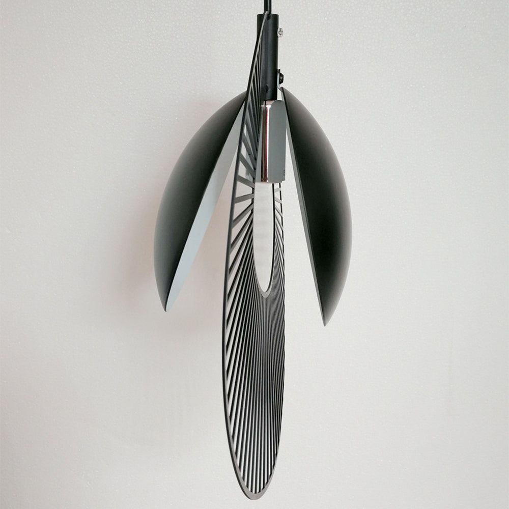 Minimalistisk Svart Metall Hänglampa för Matrum