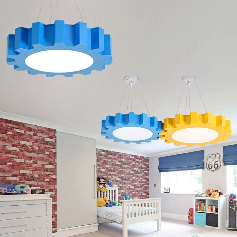 Lekfull LED Hänglampa för Barn - Akryl &amp; Glada Färger