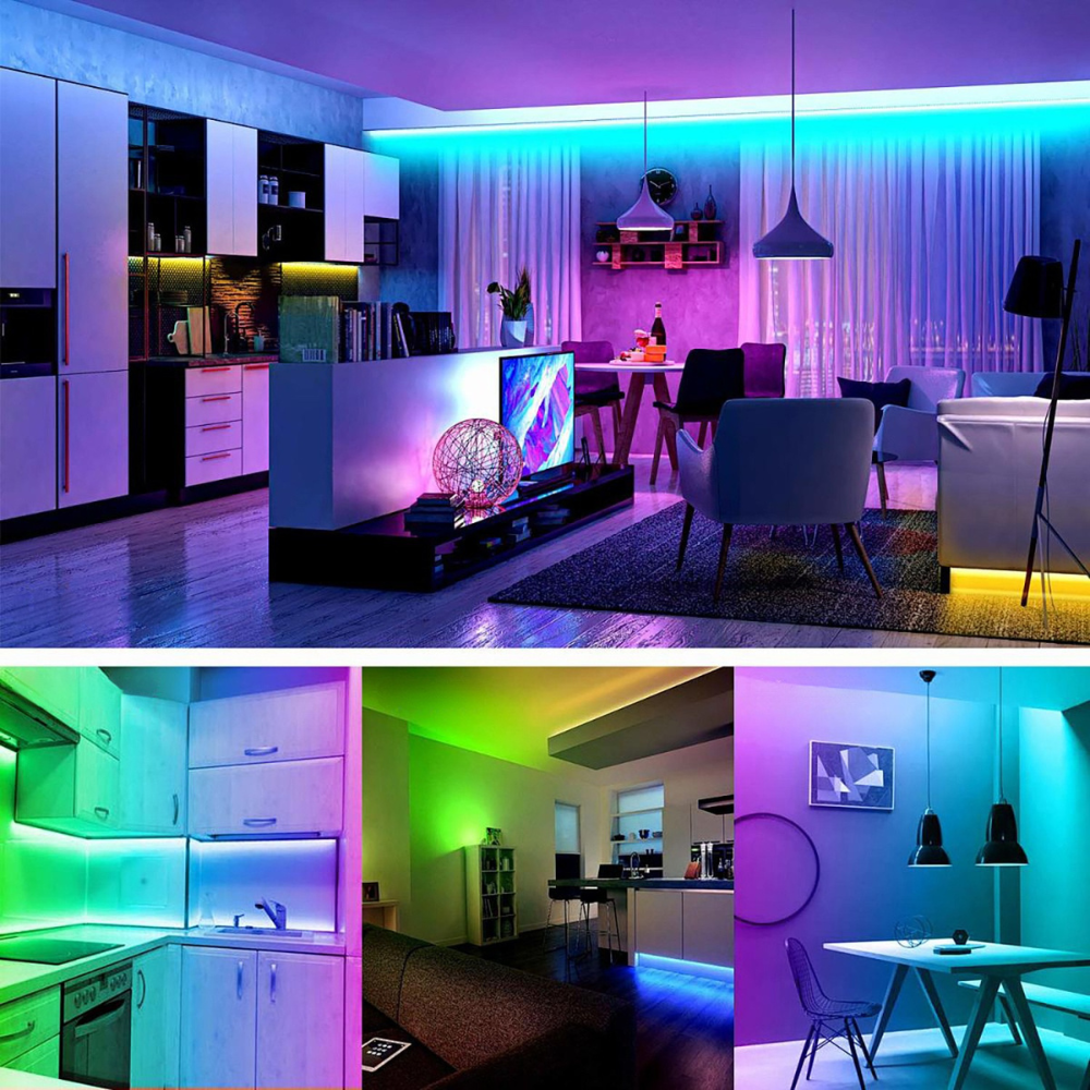 LED Strip Lights Musik Synk Färgändring