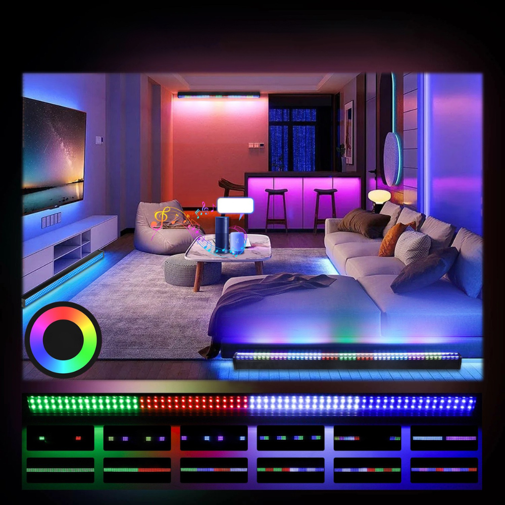 LED Strip Lights Musik Synk Färgändring