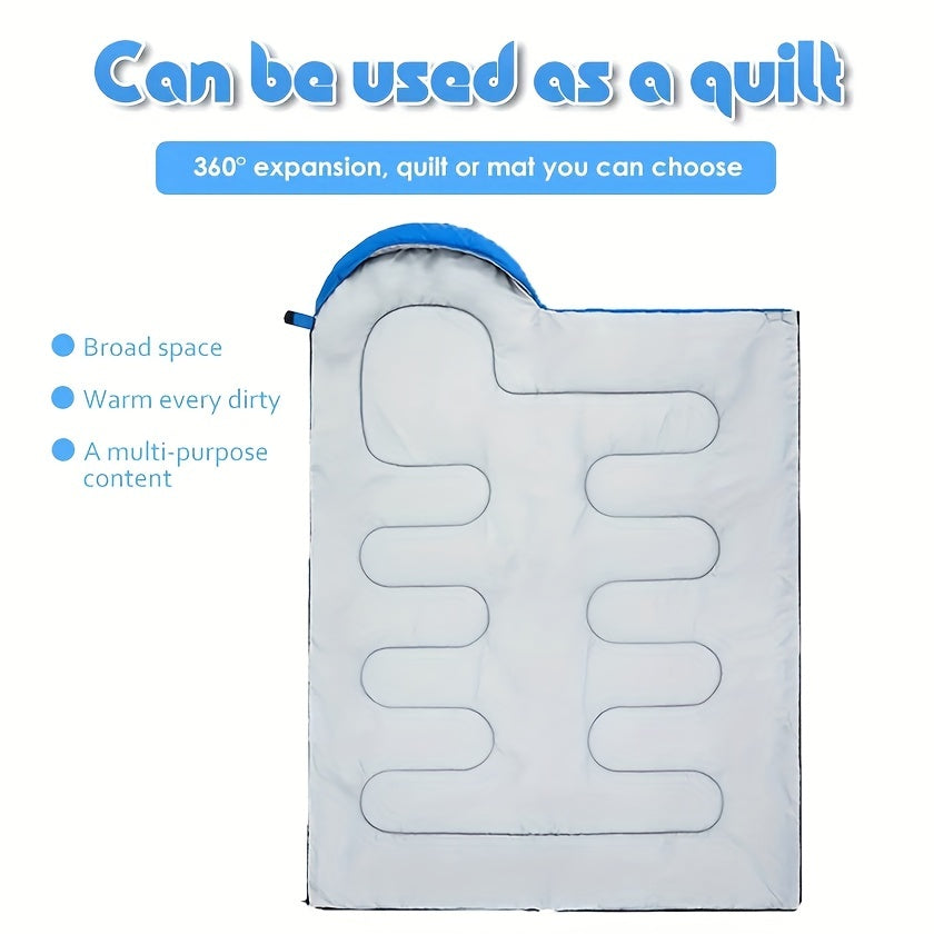 Carvallo Nordhavn Trek | Med huva & Varm foder | För -5°C till 20°C | 210 × 75 cm | Lätt & Kompakt