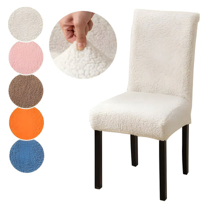 SherpaFit Stolskydd - Mysigt Sträckt Sherpa Matsalsstolskydd