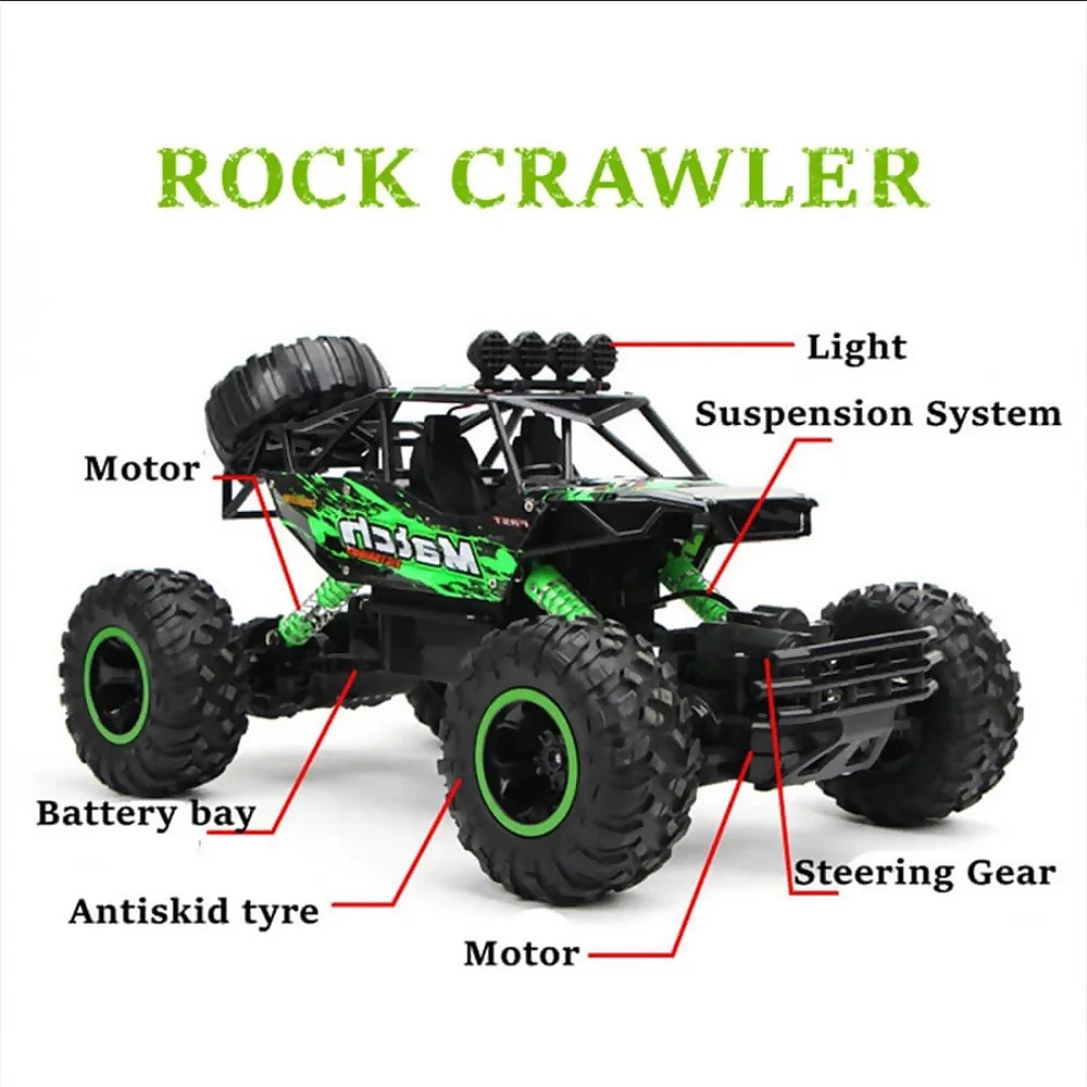 RC Truck | Radiostyrd 4WD Leksak för Barn