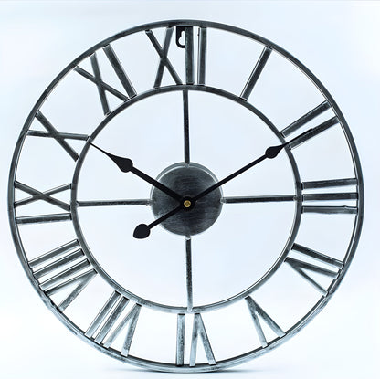 MetalFrame Klocka – Modern 3D Stor Vägghängd Klocka