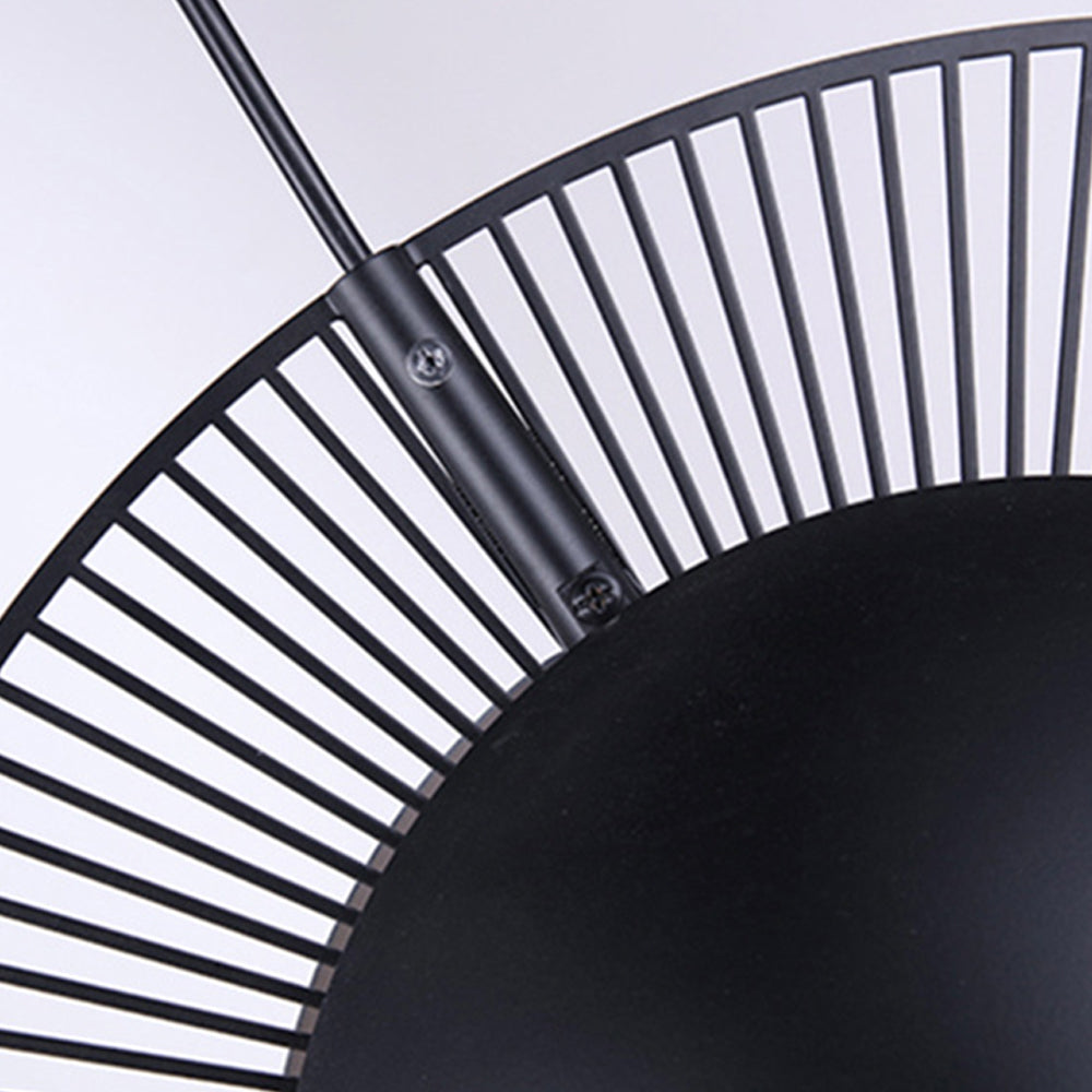 Minimalistisk Svart Metall Hänglampa för Matrum