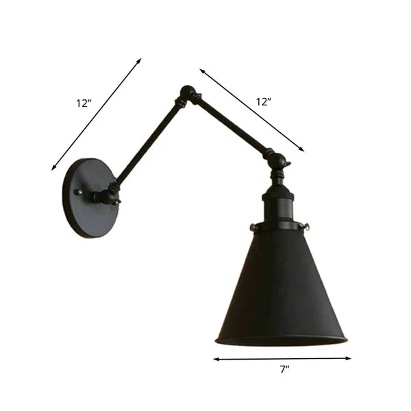 RusticBeam - Lantgård kon vägglampa