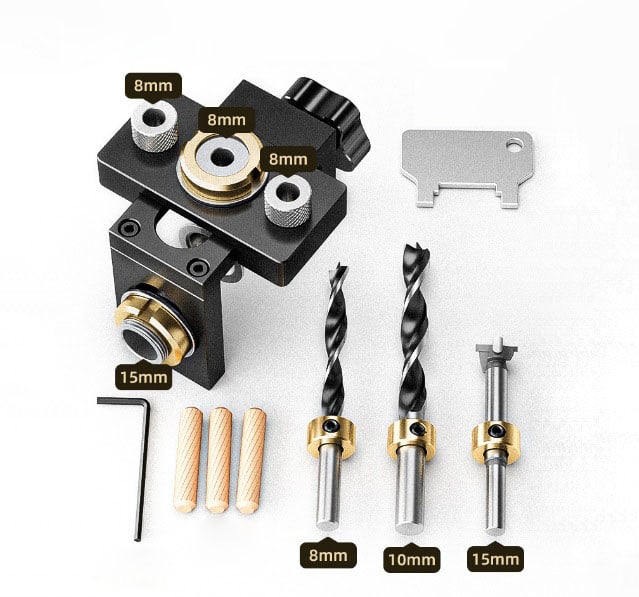 Carvallo - 3 i 1 justerbar träborr